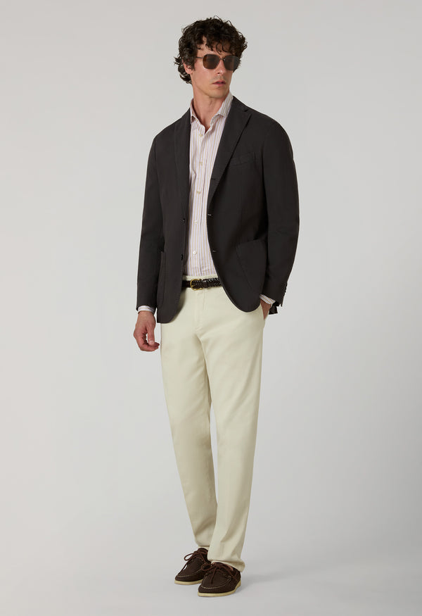 N2902QSB675400150R_0480_3_80dc6422-1d15-4384-9b10-f849e0be0db6_600x.jpg K-Jacket in cotone stretch tinto in capo marrone